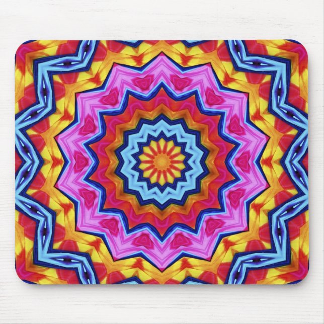 Fiesta Design Mandala Mouse Pad (Front)