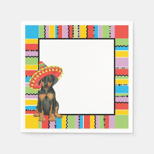 Fiesta Doberman Pinscher Napkins