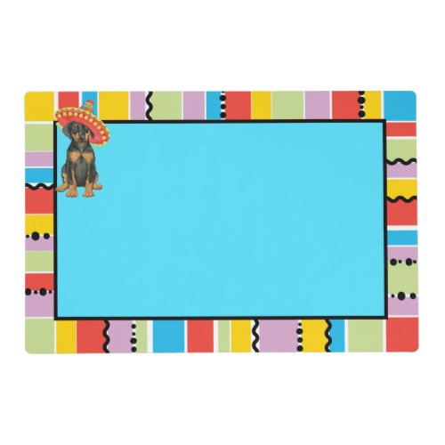 Fiesta Doberman Pinscher Placemat