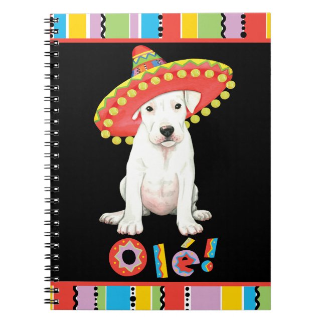 Fiesta Dogo Argentino Notebook (Front)