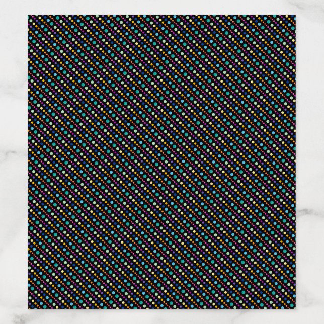 Fiesta Dots Wedding Envelope Liner (Design)