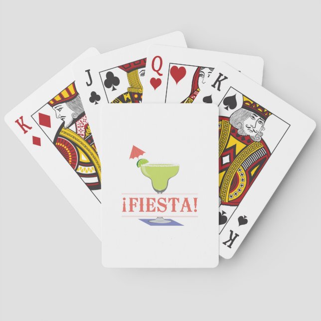 Fiesta Drink Poker Cards (Back)