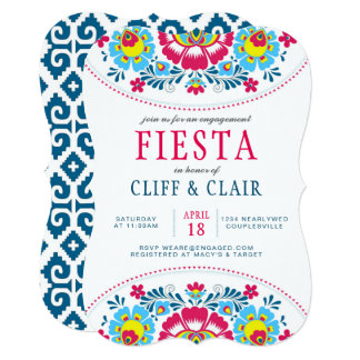 Fiesta Engagement Party Invitation