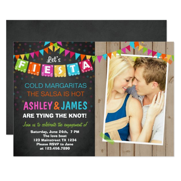 Fiesta Engagement Party Invitation