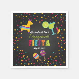 Fiesta Engagement Party Napkins