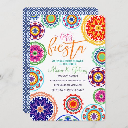 Fiesta Engagement Shower Invitation