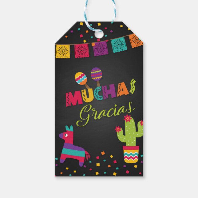 Fiesta Favor Tag (Front)
