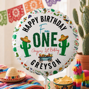 Fiesta First   1st Birthday Party Balloon