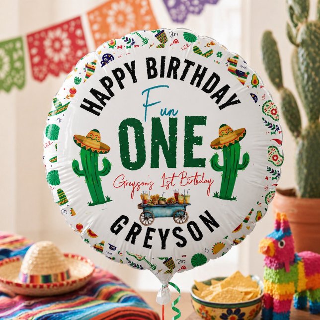 Fiesta First | 1st Birthday Party Balloon (Fiesta First | 1st Birthday Party Balloon)