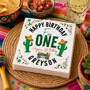 Fiesta First   1st Birthday Party Napkins