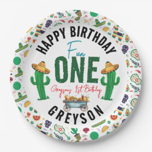 Fiesta First   1st Birthday Party Paper Plates