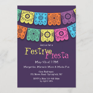Fiesta Flags Invitation