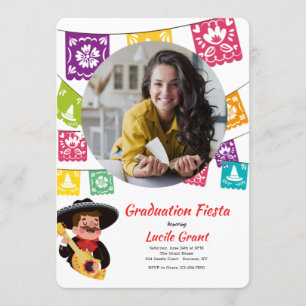 Fiesta Flags Photo Invitation