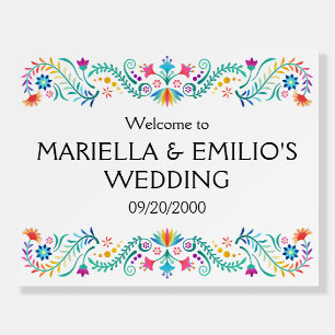 Fiesta Floral Birthday Shower Wedding Foam Board