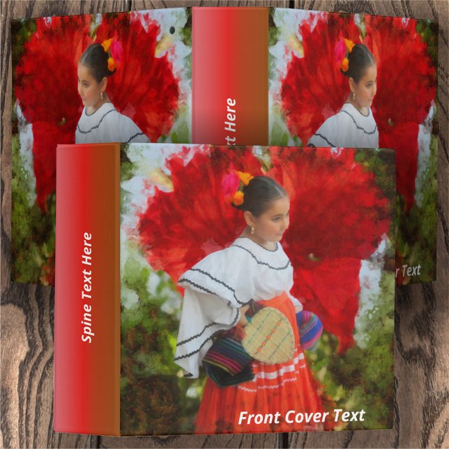 Fiesta Flower 2555 3 Ring Binder (Creator Uploaded)