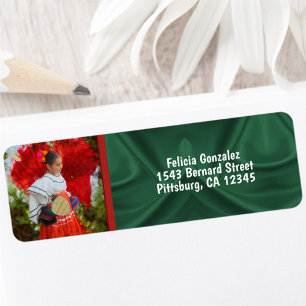 Fiesta Flower 2555 Address Label