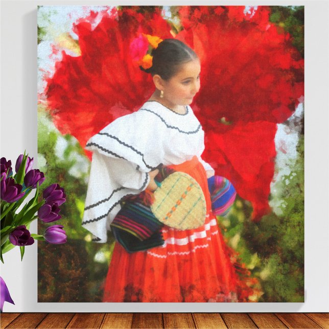 Fiesta Flower 2555 Canvas Art Print (Creator Uploaded)