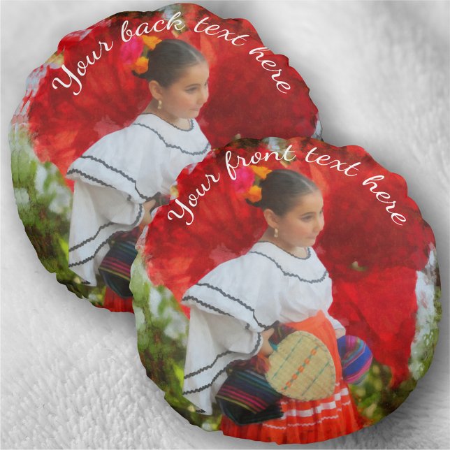 Fiesta Flower 2555 Round Pillow (Creator Uploaded)