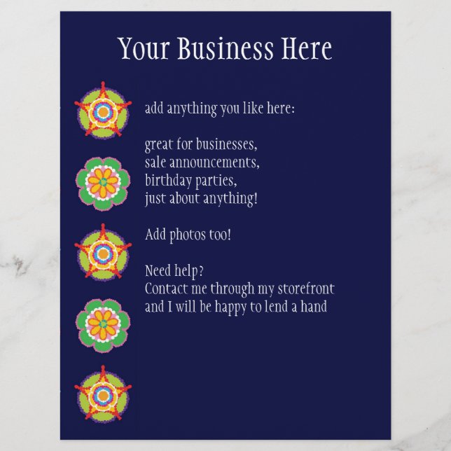 Fiesta Flyer (Front)