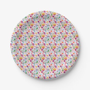 Fiesta Forever Tiny Flower Plates by BloomDesignsOnline at Zazzle