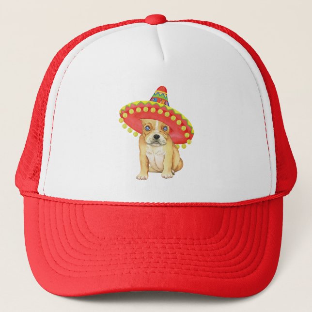 Fiesta Frenchie Trucker Hat (Front)
