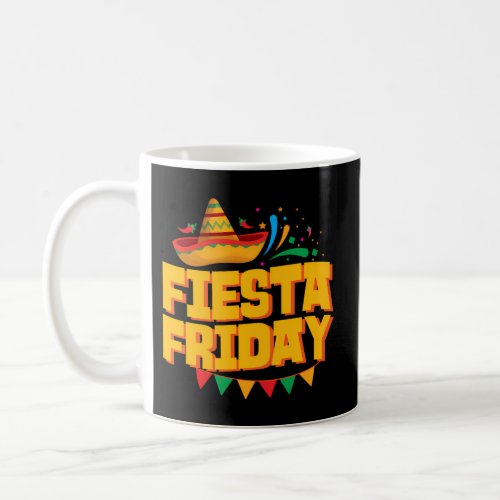 Fiesta Friday Celebration Sombrero Coffee Mug