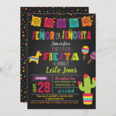 Let's Taco 'bout a Baby Fiesta Theme Gender Reveal Invitation