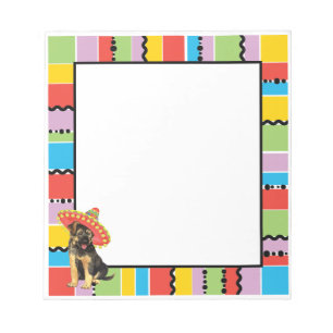 Fiesta German Shepherd Notepad