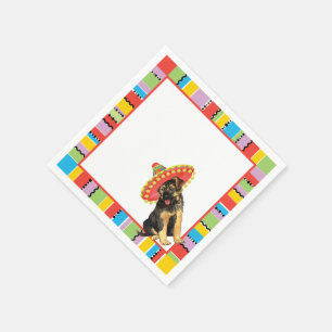 Fiesta German Shepherd Paper Napkins