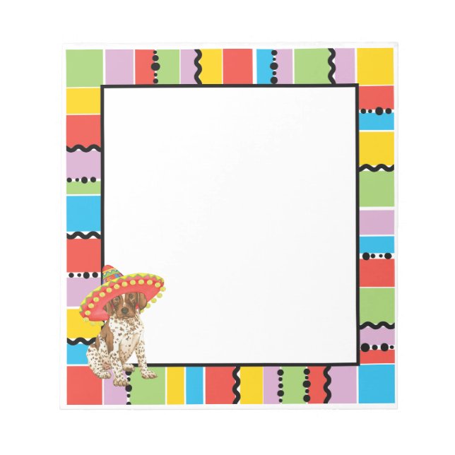 Fiesta German Shorthaired Pointer Notepad (Front)