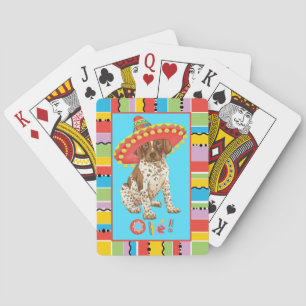 Fiesta German Shorthaired Pointer Poker Cards