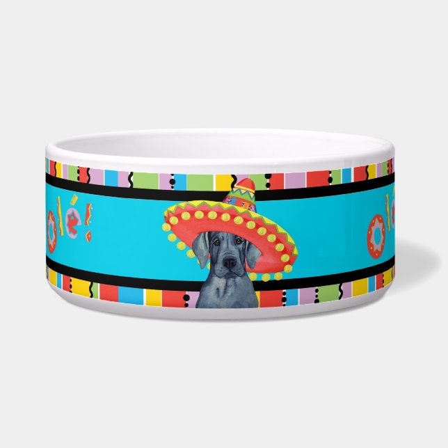 Fiesta Great Dane Bowl (Left)