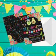 Fiesta He or She-esta Invitation Mexican