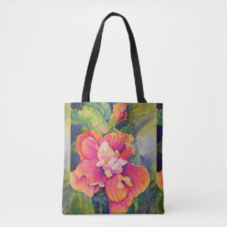 Fiesta Hibiscus Tote Bag