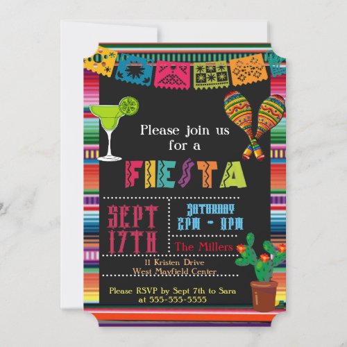 FIESTA Hispanic Heritage Month Party Invitation