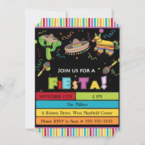 FIESTA Hispanic Heritage Month Party Invitation