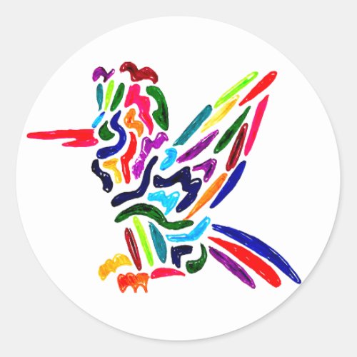 Fiesta Hummingbird Sticker