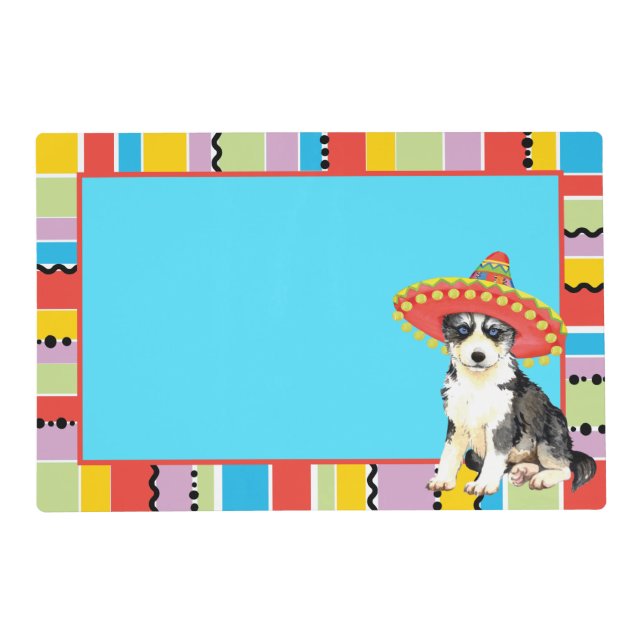 Fiesta Husky Placemat (Back)
