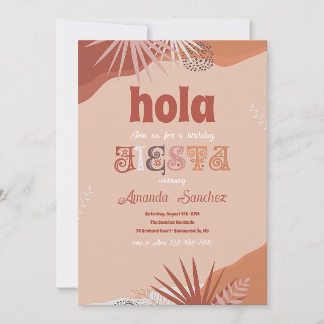 Fiesta  invitation (Front)