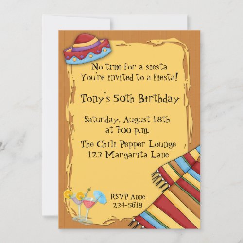 Fiesta Invitation