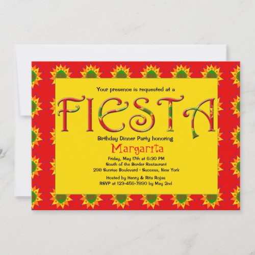 Fiesta Invitation