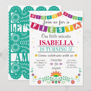 Fiesta Invitation - Birthday Invitation All Ages