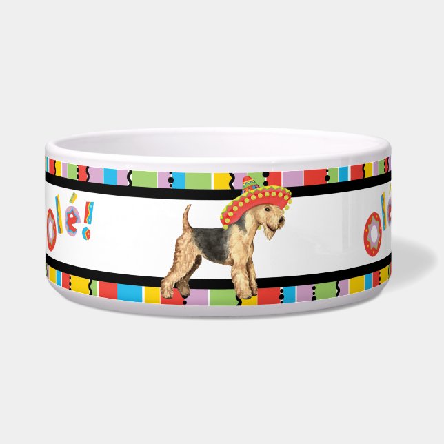 Fiesta Lakeland Terrier Bowl (Left)