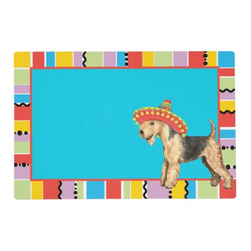 Fiesta Lakeland Terrier Placemat Zazzle