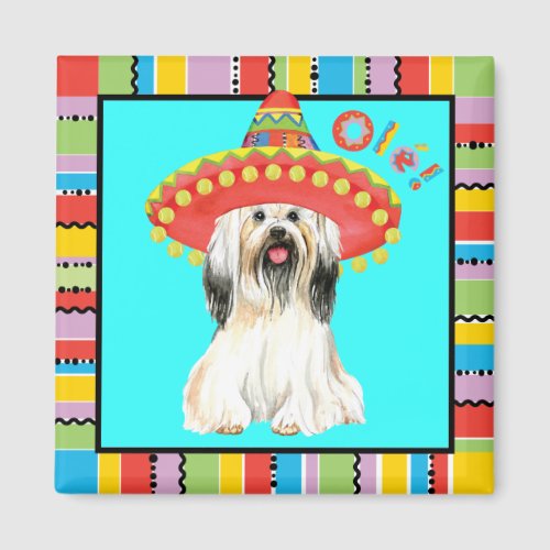 Fiesta Lhasa Apso Magnet