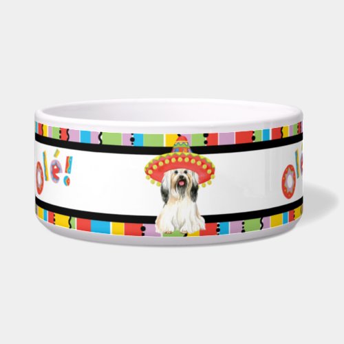 Fiesta Lhasa Apso Pet Bowl