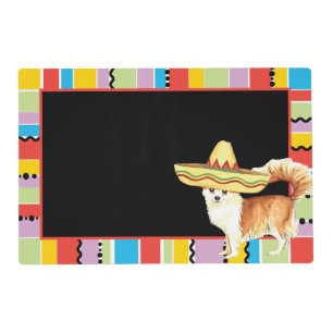 Fiesta Long Coat Chihuahua Placemat