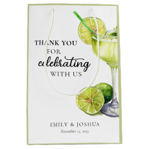 Fiesta Margarita Couples Shower Medium Gift Bag