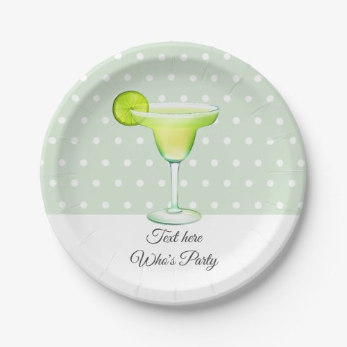 fiesta margarita day birthday Paper Plate