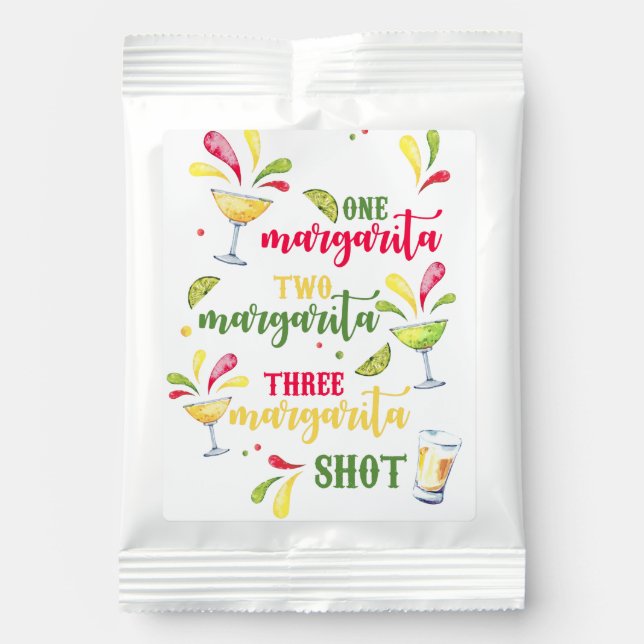 Fiesta Margarita Drink Mix Party Favor (Front)